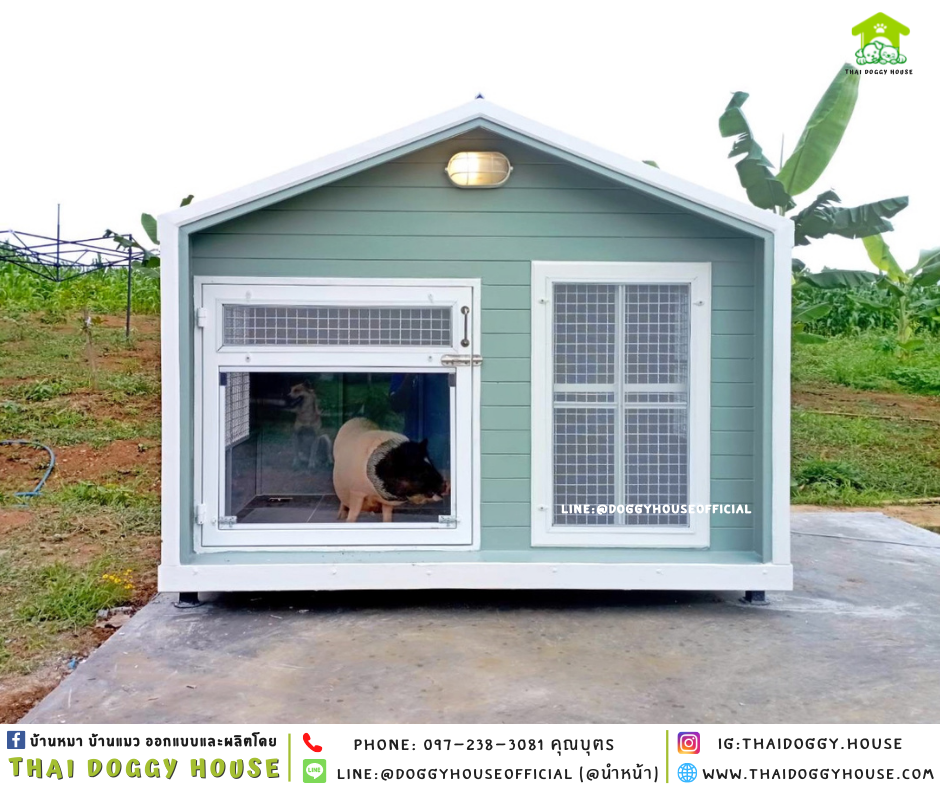 บ้านหมา มุ้งลวด แบบบ้าน 𝐍𝐨𝐫𝐝𝐢𝐜 𝐬𝐭𝐲𝐥𝐞