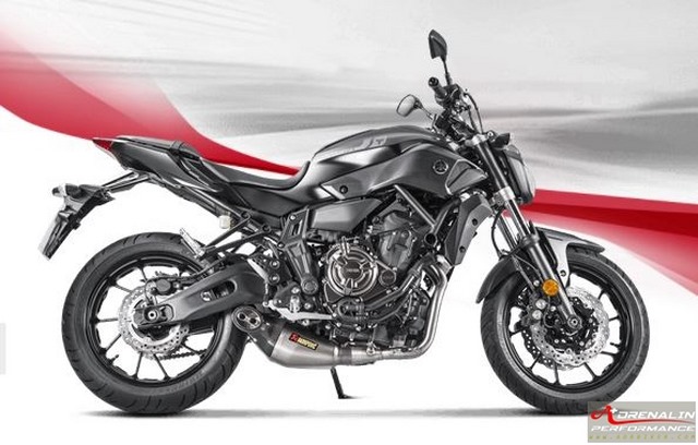 ท่อ Akrapovic Full (Titanium+carbon) สำหรับ MT-07 (For Exhibition only)