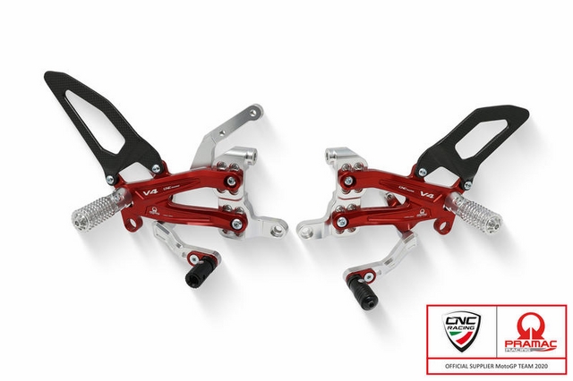 ชุดเกียร์ CNC racing สำหรับ Panigale V4 Pramac limited Edition
