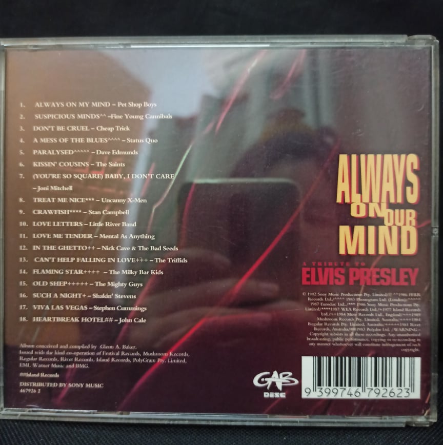 Various – Always On Our Mind: A Tribute To Elvis Presley / AUSTRALIA / เป็นรอยเล็กน้อย