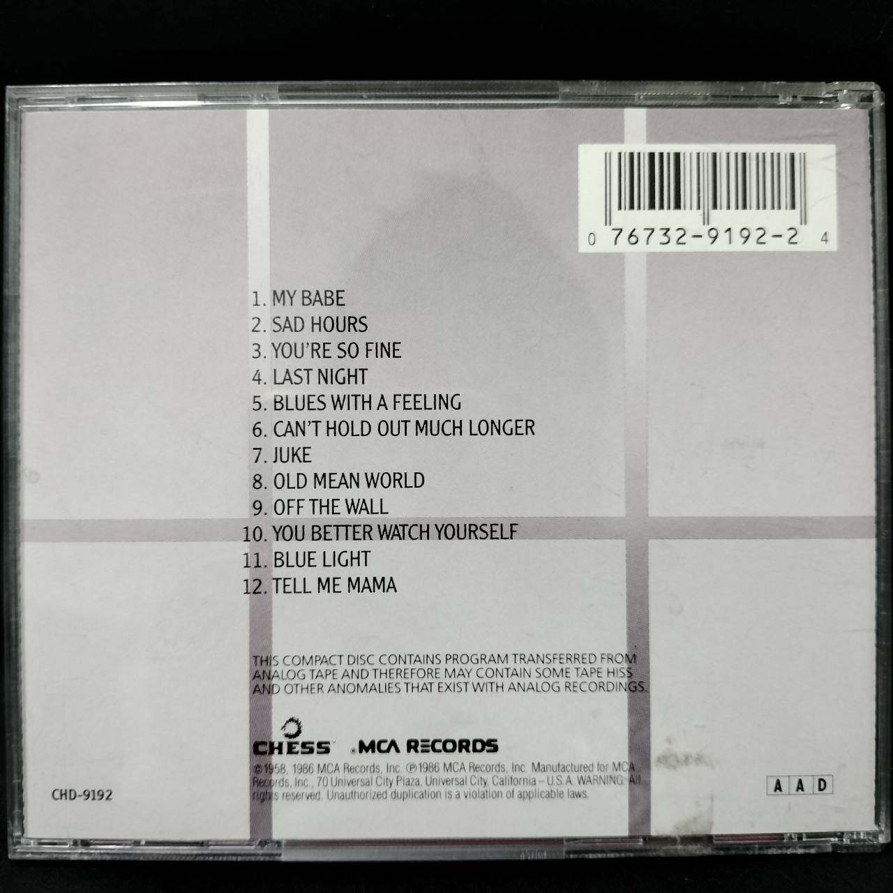 Little Walter – The Best Of Little Walter / USA / แผ่นสวย