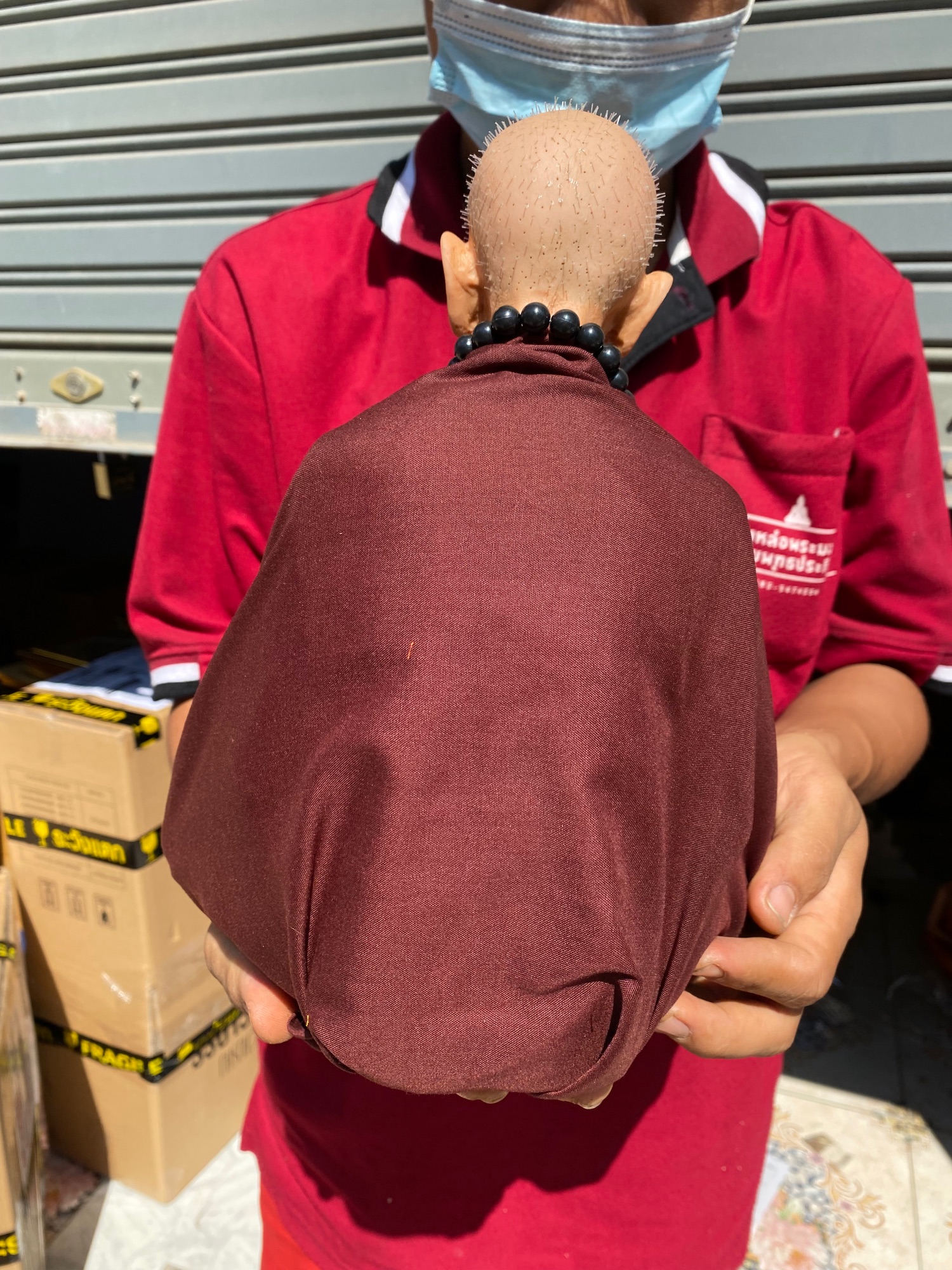 ครูบาศรีวิชัย กว้าง9นิ้ว สูง11นิ้ว