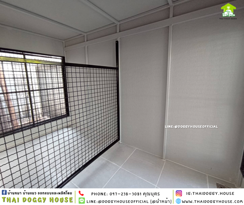 บ้านหมา 2ประตู แบบบ้าน BOX STYLE