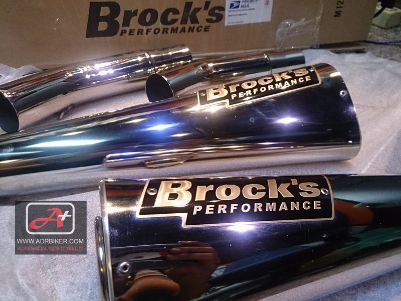 ท่อ Brock\'s Performance slip on คู่ สำหรับ ZX14 2012-ปัจจุบัน (For Exhibition only)