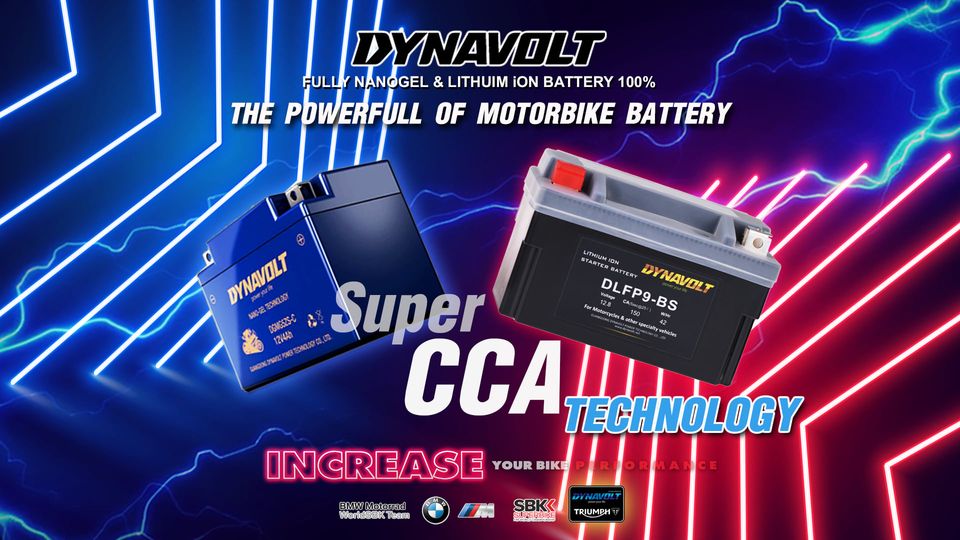 แบตเตอรี่ Dynavolt nano Gel สำหรับ panigale 959