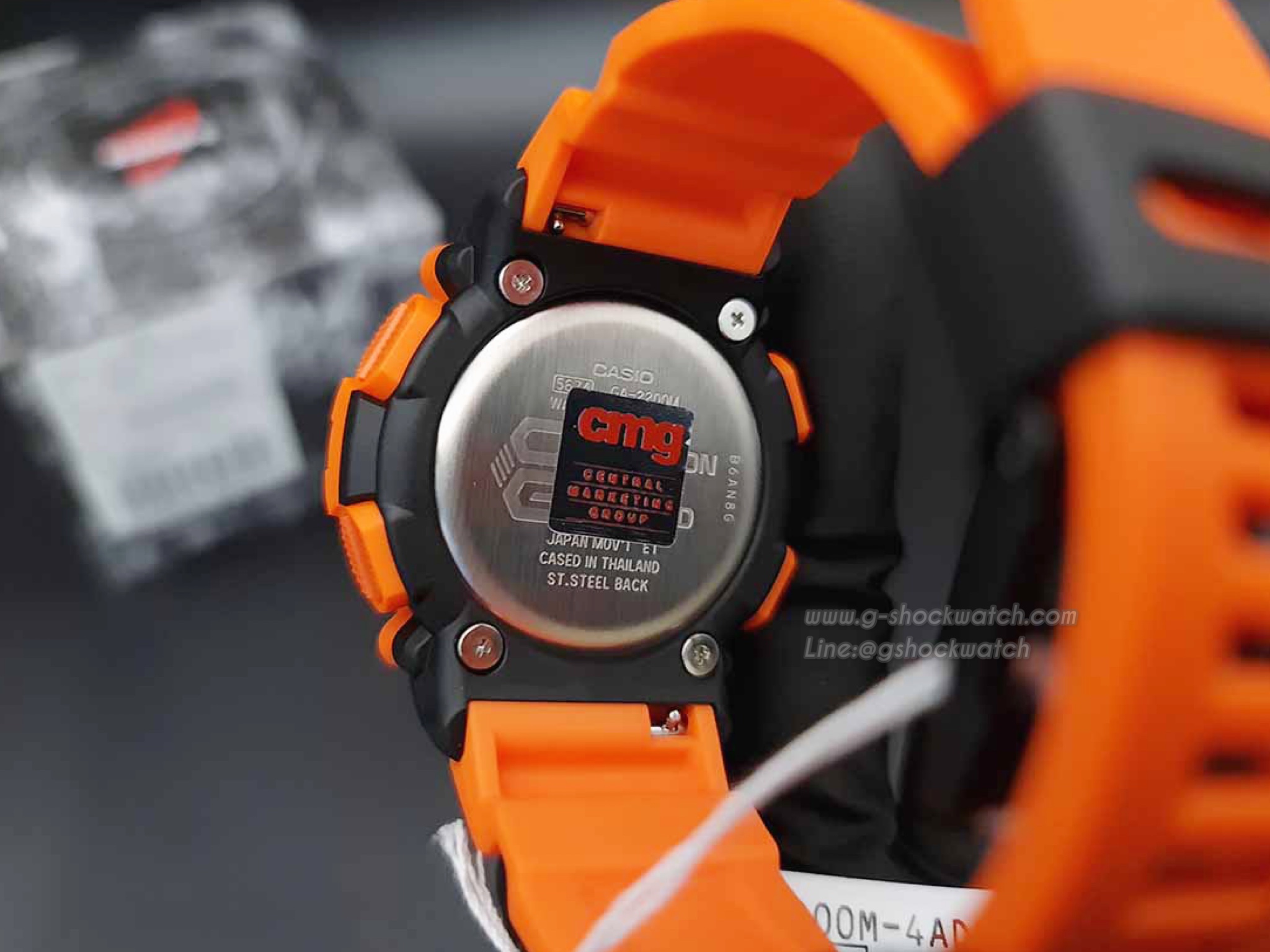 CASIO G-SHOCK นาฬิกาข้อมือ นาฬิกากันน้ำ นาฬิกาของแท้ ประกันศูนย์ CMG 1 ปี รุ่น GA-2200M-4A