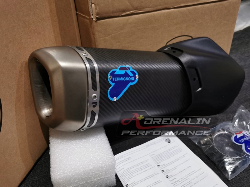 ท่อ Termignoni ทรงสั้น คาร์บอน สลิปออน สำหรับ Multi 1260 2018+ (For Exhibition only)