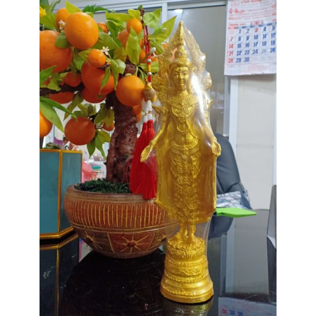 พระปางเปิดโลก สูง 15 นิ้ว เนื้อเรซิ่น