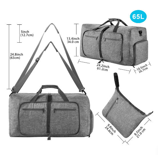 กระเป๋าใส่เสื้อผ้า,กระเป๋าใส่เสื้อผ้าพับได้,กระเป๋าพับได้,65L