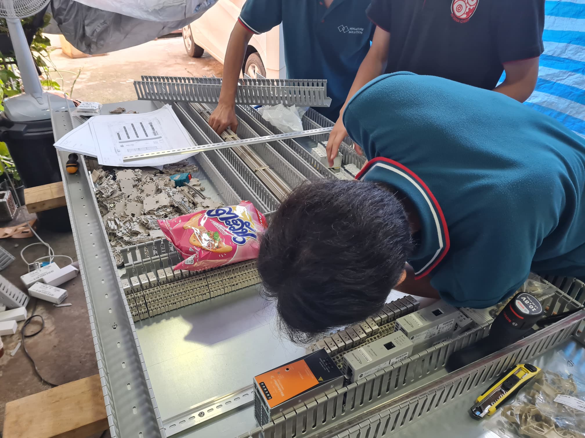 Assembly Wiring Control Box Allen-Bradley PLC