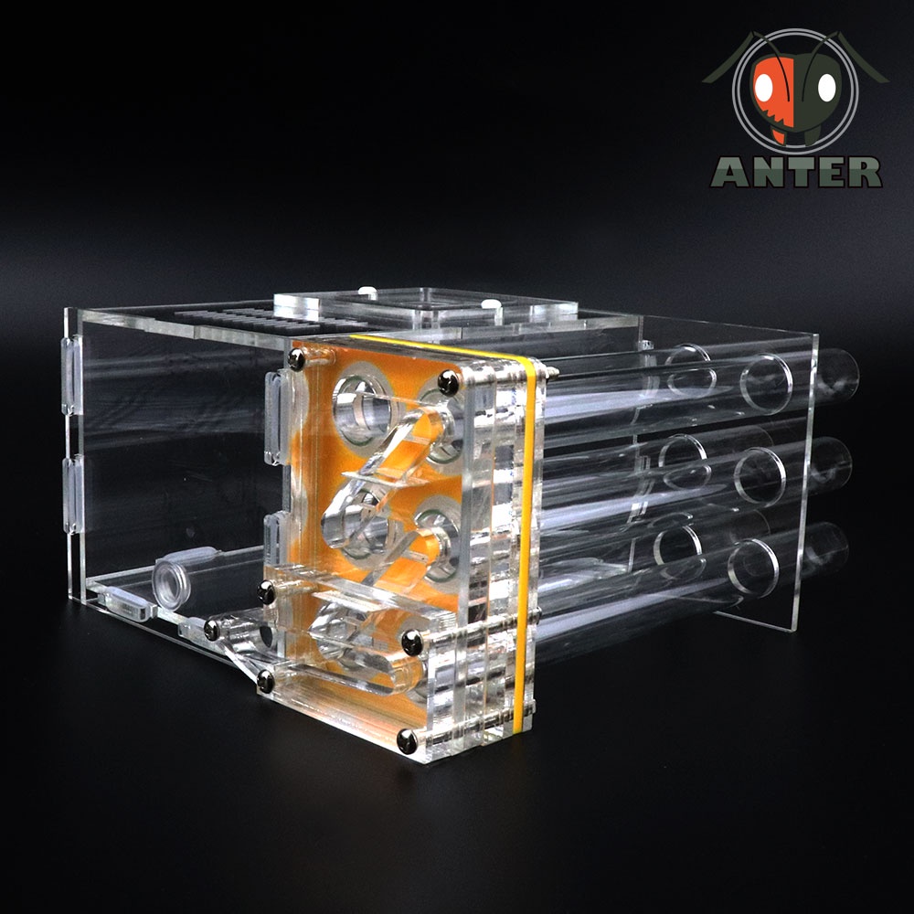 รังมด บ้านมดแบบหลอดทดลองสามชั้น รุ่น Revolver (6 หลอด)