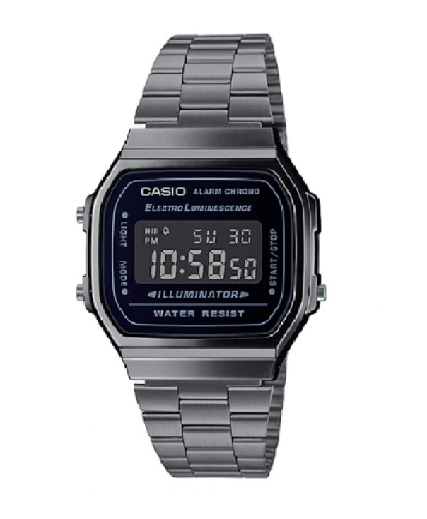 CASIO นาฬิกาข้อมือ นาฬิกากันน้ำ นาฬิกาของแท้ ประกันศูนย์ CMG 1 ปี รุ่น A168WGG-1B