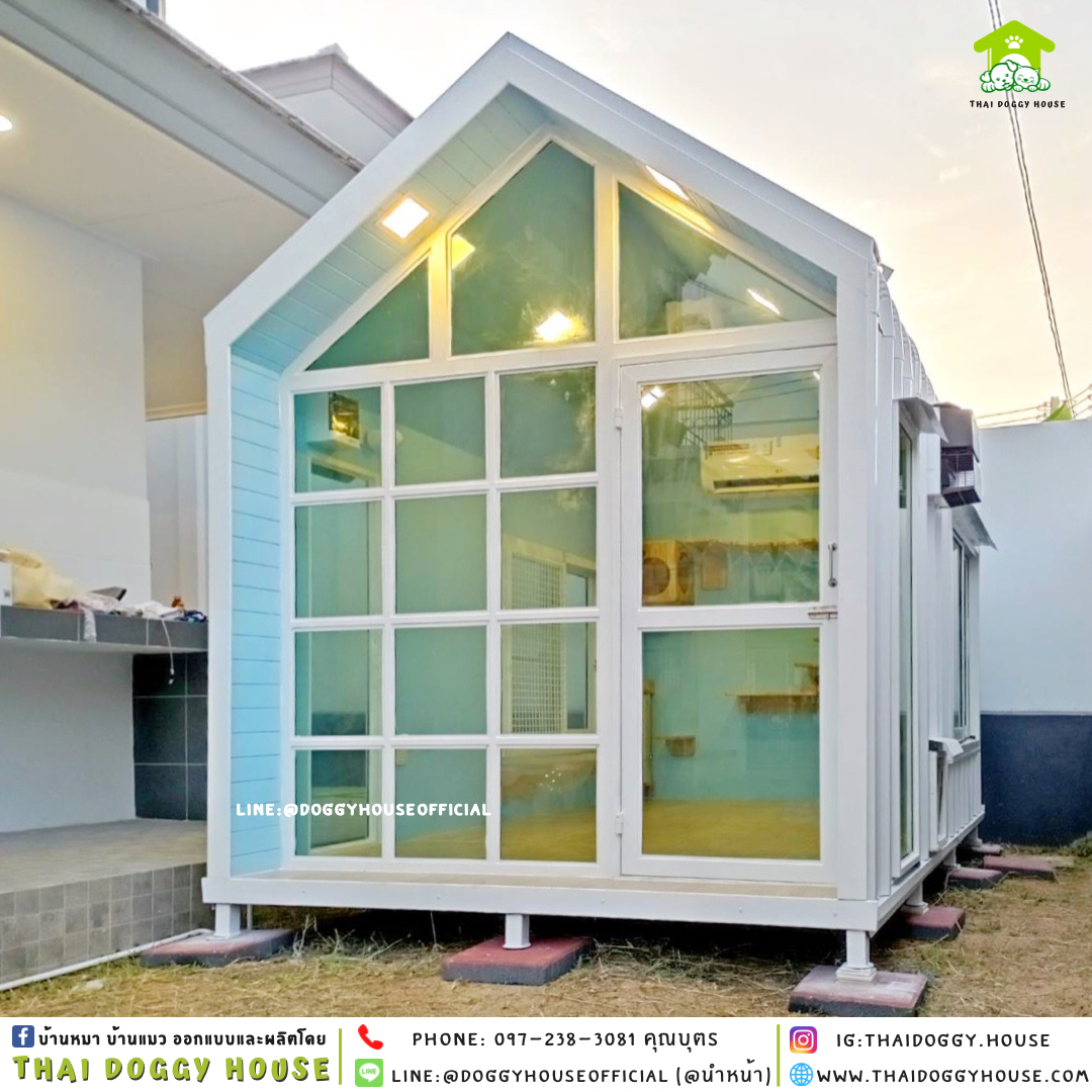 บ้านแมว รองรับการติดแอร์ แบบบ้าน 𝑵𝒐𝒓𝒅𝒊𝒄 𝒔𝒕𝒚𝒍𝒆