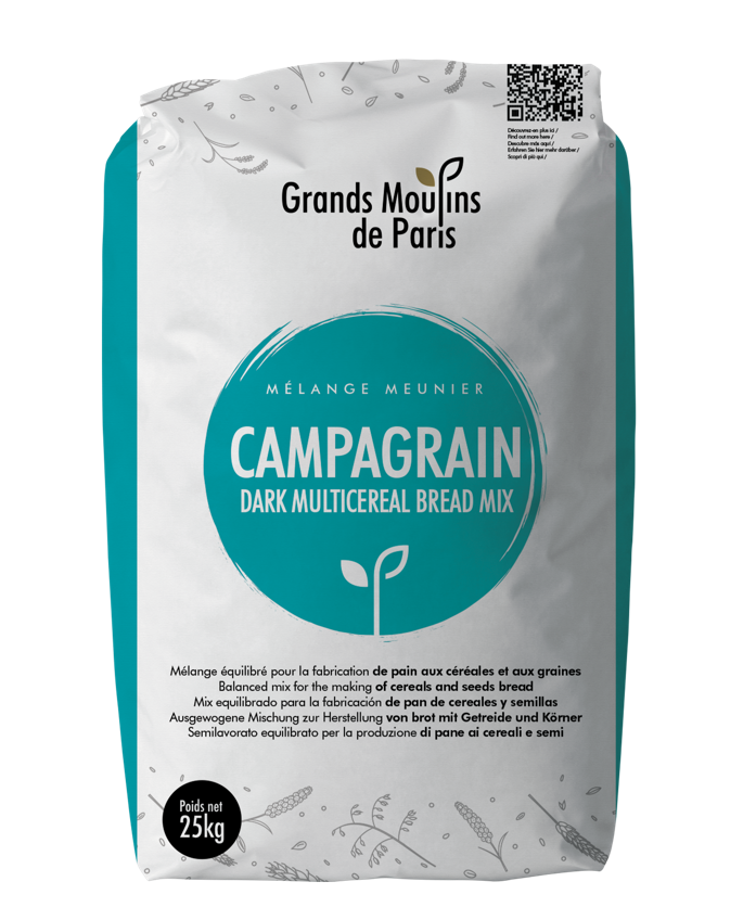 Moulbie Campagrain Dark Multigrain Cereal Mix 25 Kg. sack (01-7890-12)