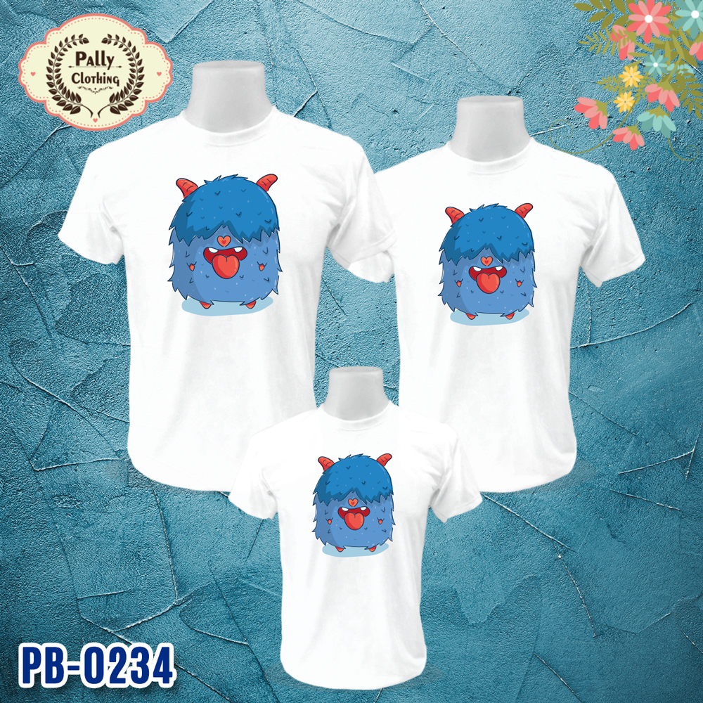 เสื้อครอบครัว PB-0234 ลาย Monster2