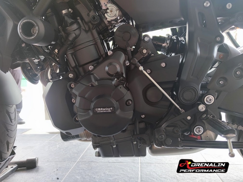 GB RACING - ครอบเครื่อง กันเครื่อง(SET) ซ้าย-ขวา สำหรับ MT 07