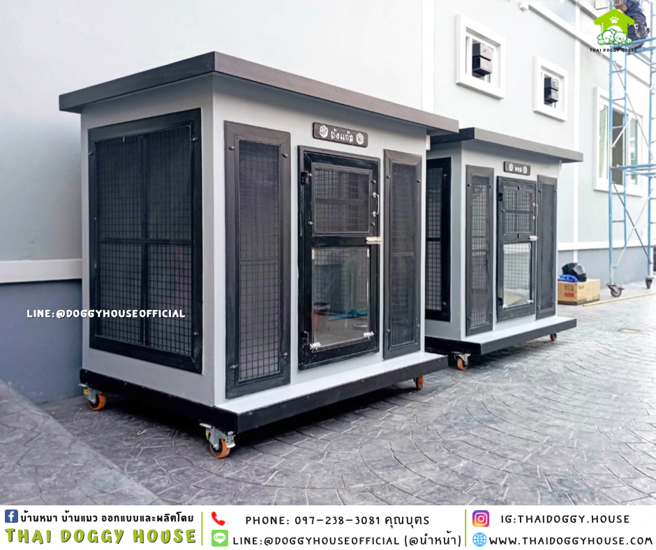 บ้านหมา แบบบ้าน BOX STYLE