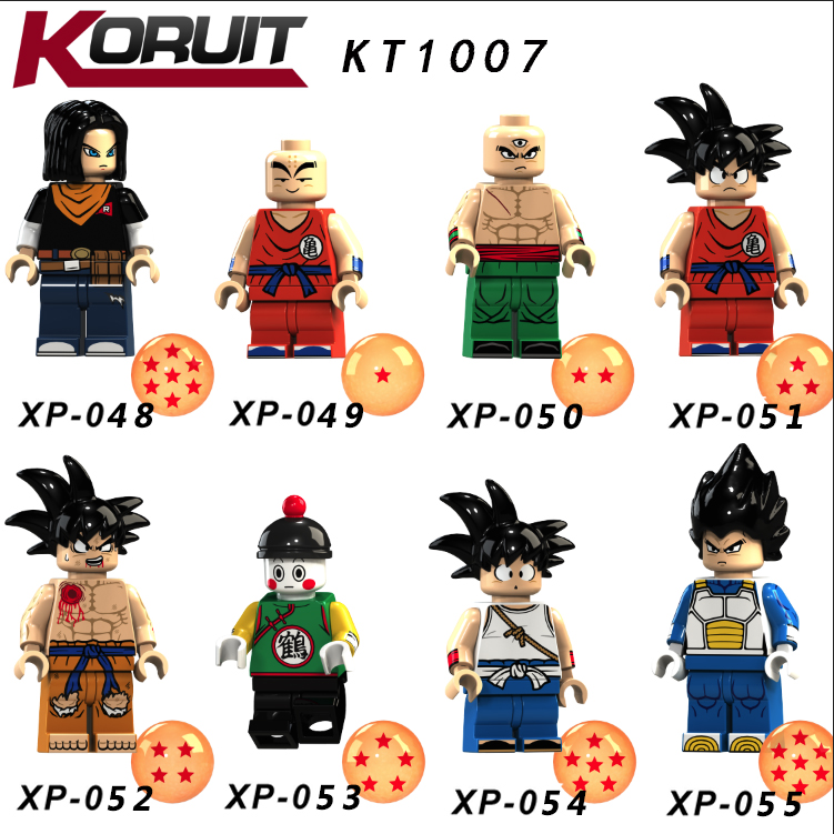 เลโก้จีน XP.048-055 (KT1007) ชุด Dragonball Z ( สินค้ามือ 1 ไม่มีกล่อง )
