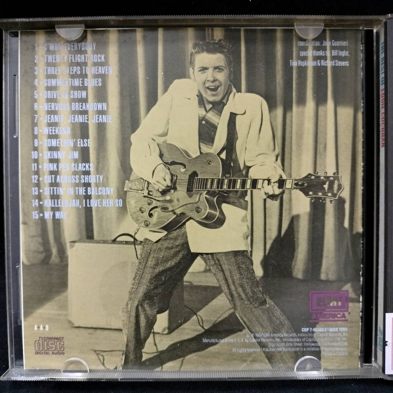 Eddie Cochran – The Best of Eddie Cochran / CANADA / แผ่นดี