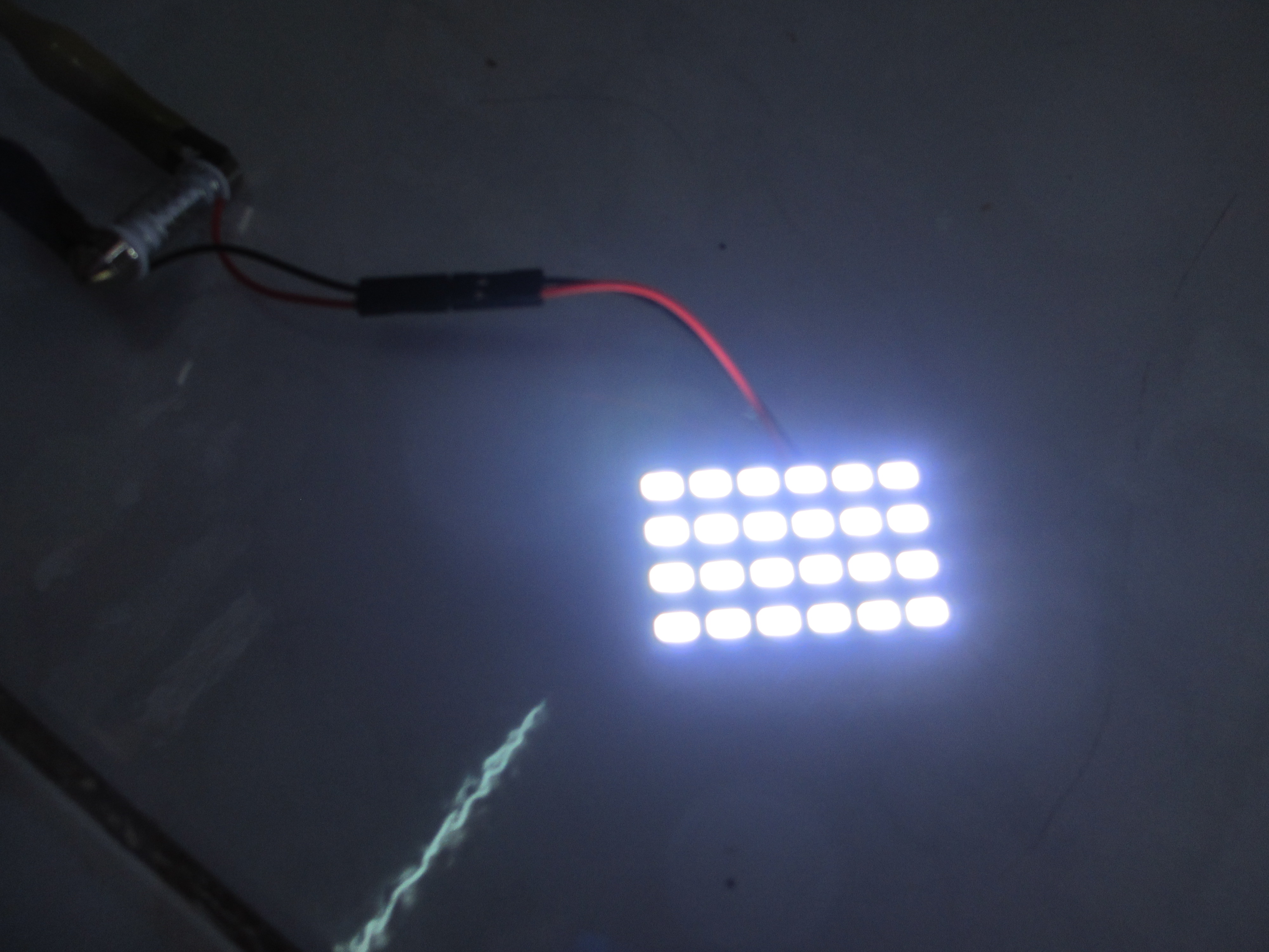 ไฟเพดาน LED 24ชิป F5630 24V ไฟในเก๋ง ไฟห้องโดยสาร สำหรับรถบรรทุก