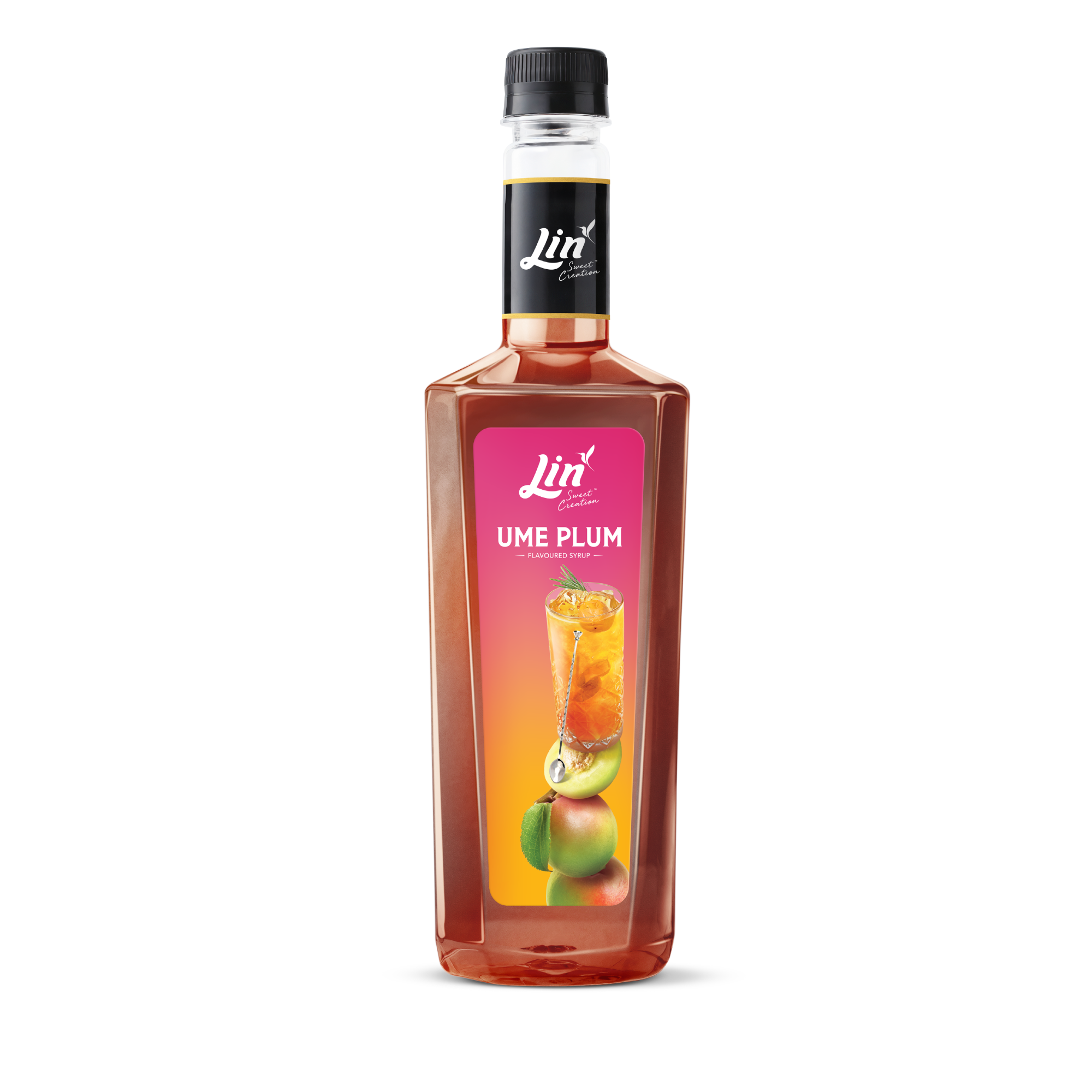 น้ำเชื่อมกลิ่นบ๊วย อุเมะ ตรา ลิน Lin Ume Plum Flavored Syrup 750 ml. (05-8951)