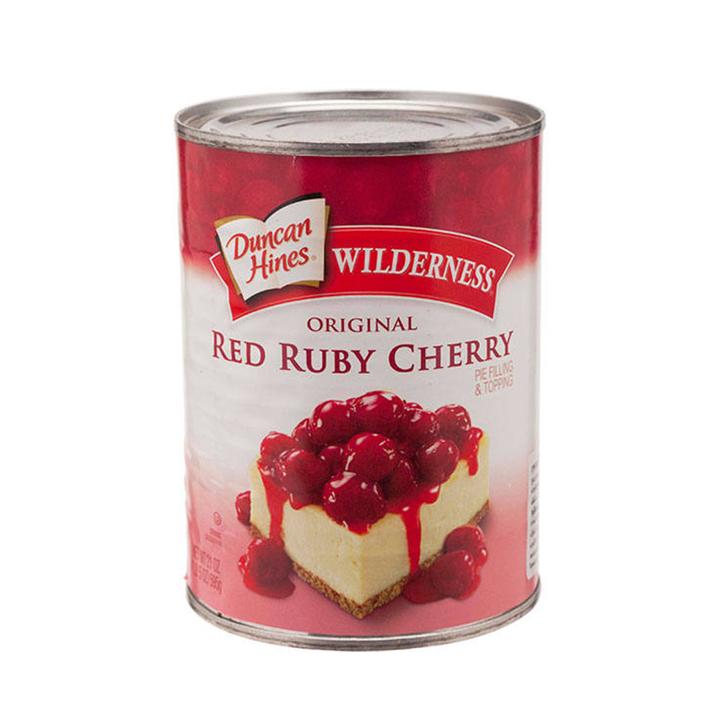 Wilderness Red Ruby Cherry Topping 595 g. เรดรูบี้เชอรี่ ตราไวล์เดอร์เนส ขนาด 595 กรัม (05-9091)