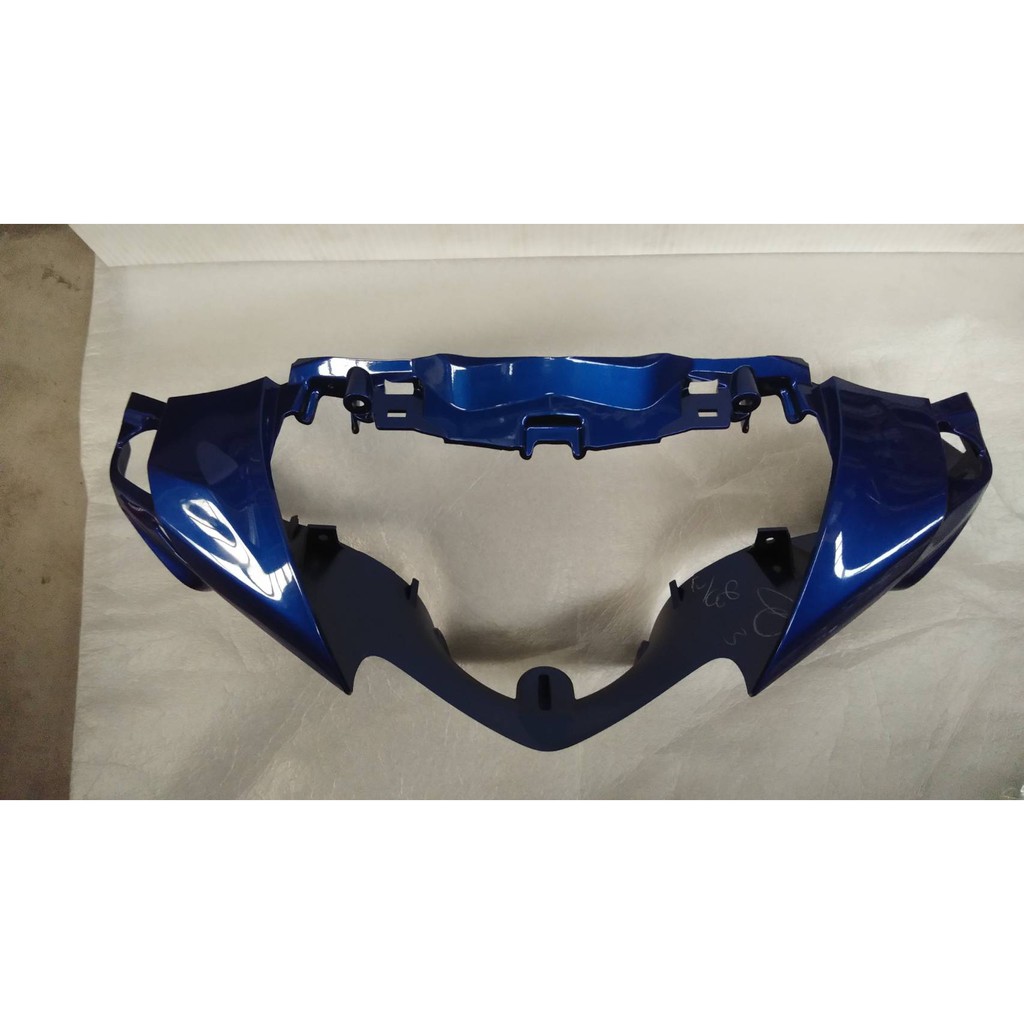 53205-KYZ-T00ZF ฝาครอบแฮนด์ด้านหน้า รถสีน้ำเงิน-ดำ WAVE125i ปลาวาฬ 2016-2017 อะไหล่แท้ HONDA
