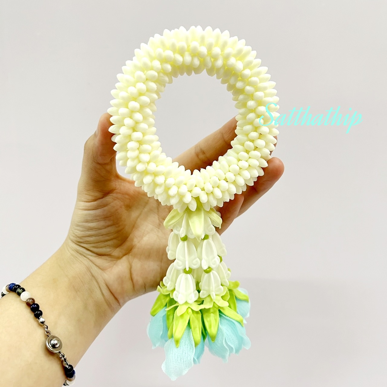 พวงมาลัยดอกมะลิ - พวงมาลัยดอกมะลิประดิษฐ์ - พวงมาลัยประดิษฐ์