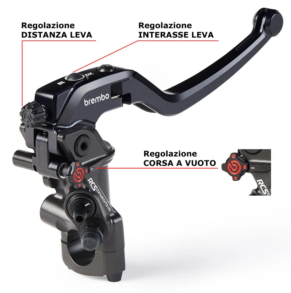 กระปุกน้ำมัน motocorse สำหรับใฃ้กับ ปั๊มเบรค ปั๊มคลัทช์ Brembo โลโก้แดง โลโก้ขาว , Rossi ราคา/ข้าง