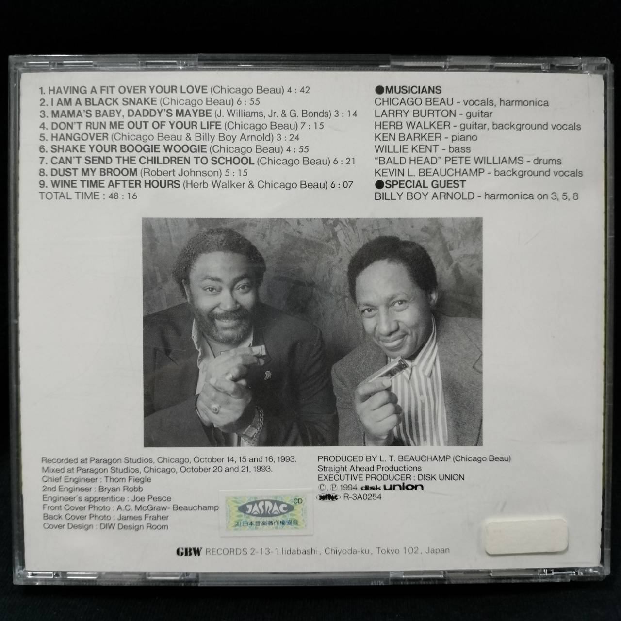 Chicago Beau – Having A Fit Over Your Love / JAPAN / แผ่นสวย / มี Obi