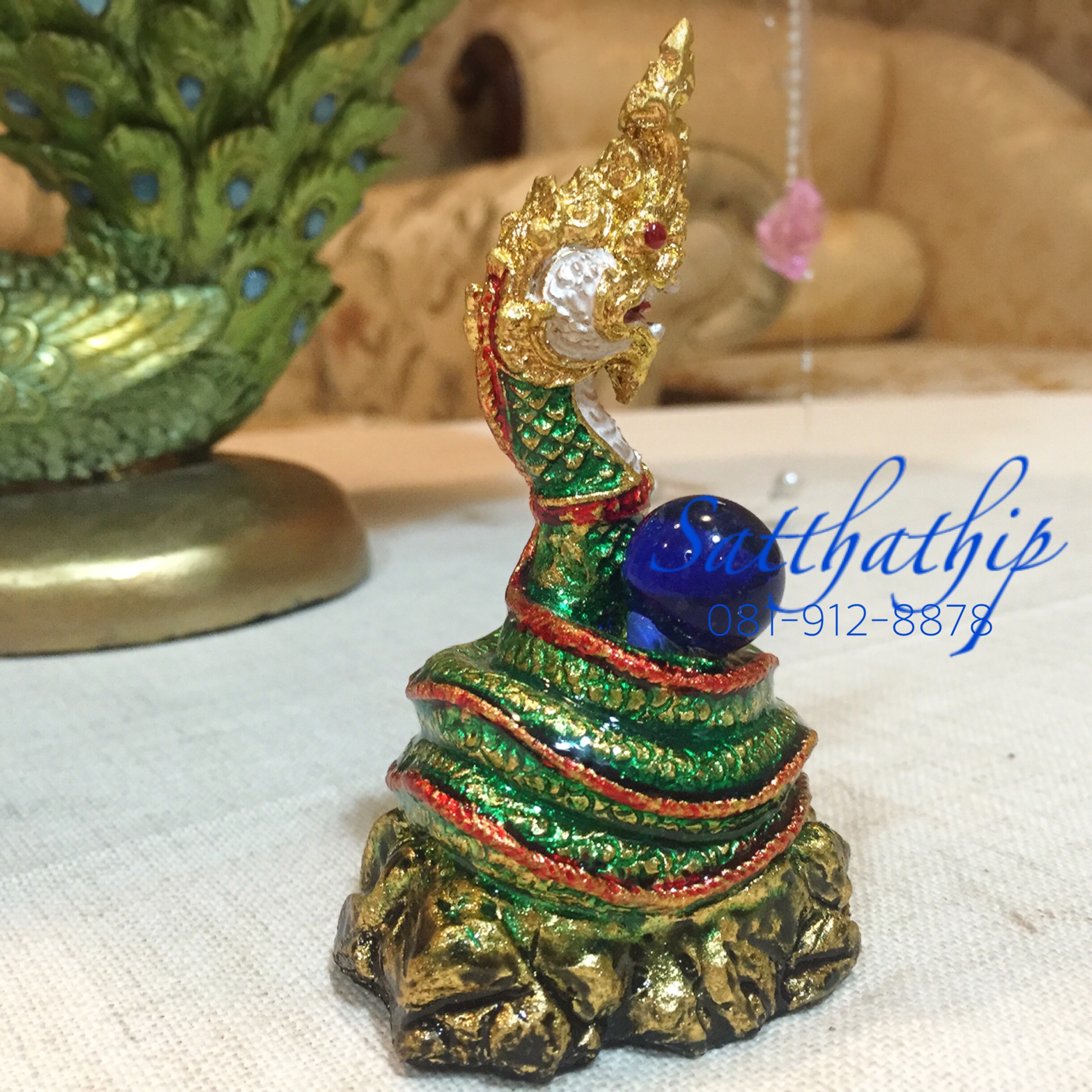 พญานาค (เซรามิก ลงสี) - Nāga