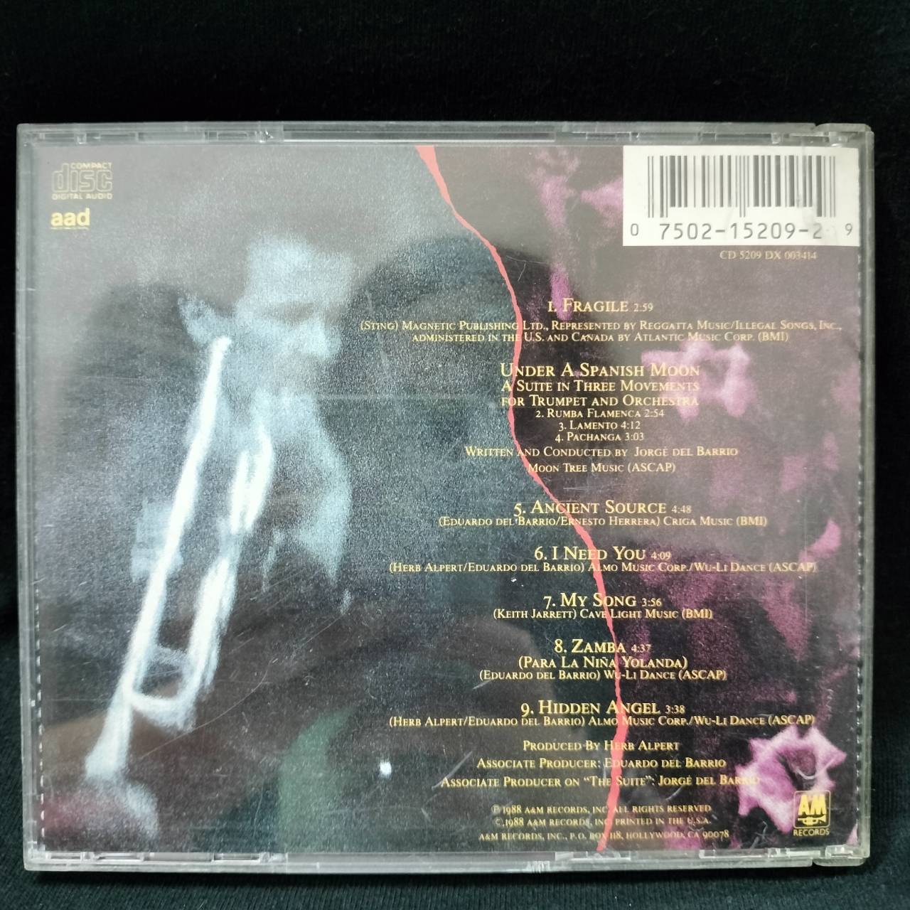 Herb Alpert – Under A Spanish Moon / USA / แผ่นสวย