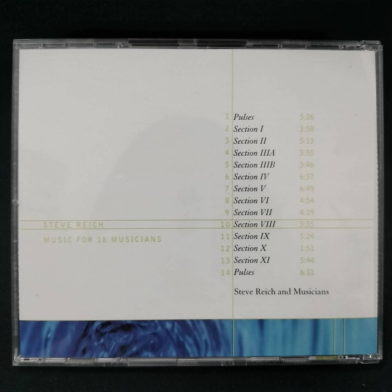 Steve Reich – Music For 18 Musicians / GERMANY / มีรอยบ้าง
