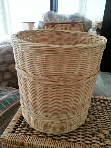 ตะกร้าขยะหวายแท้ ถังขยะหวายแท้