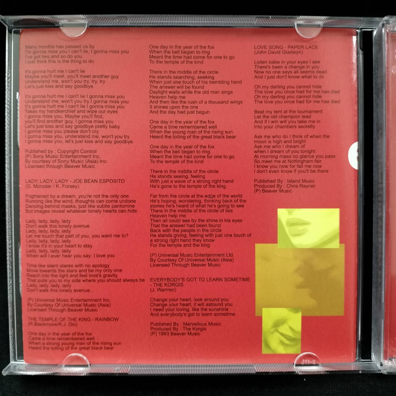 Various – CD Everlasting...Hits Unforgettable Love Moments / ไม่ระบุ / 24 bit / Audiophile Remastering / 2CD / แผ่นสภาพนางฟ้า