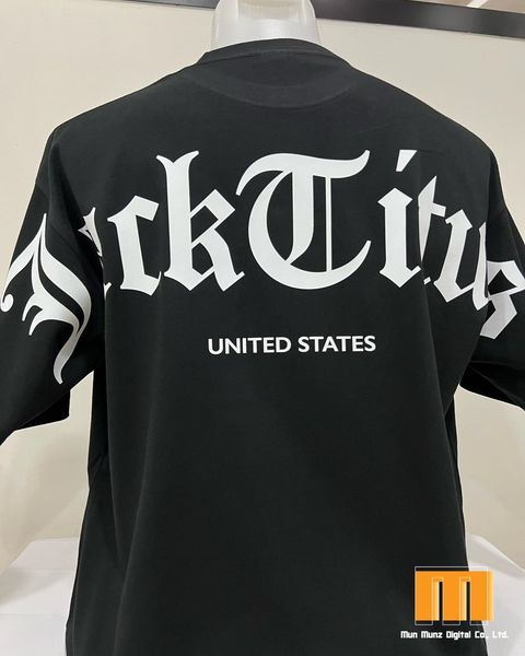 รับสกรีนเสื้อโอเวอร์ไซส์