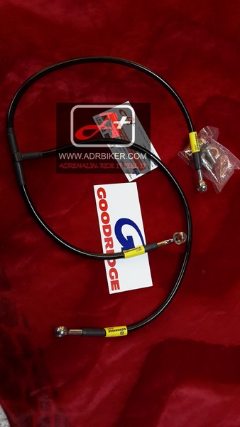 สายเบรคถักแสตนเลส Goodridge หน้า และ หลัง สำหรับ R1 09-ปัจจุบัน