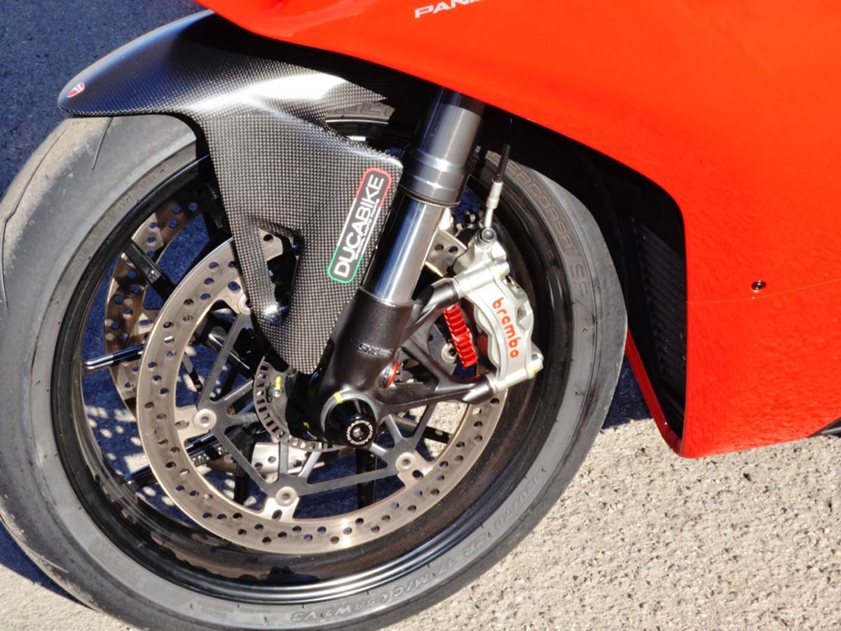 ครีบระบายความร้อนผ้าเบรค Ducabike สำหรับ Panigale V4 ใช้กับปั๊ม brembo ราคา/2คู่