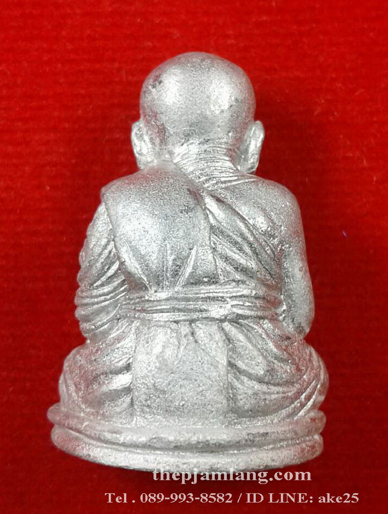 หลวงพ่อทวด(4) พิมพ์เลขใต้ฐานเพชรกลับ พระอาจารย์แดง รุ่นกฐิน 54 ลังกาสุกะ เนื้อปีกเครื่องบิน (อุดกริ่ง) ปี 2554
