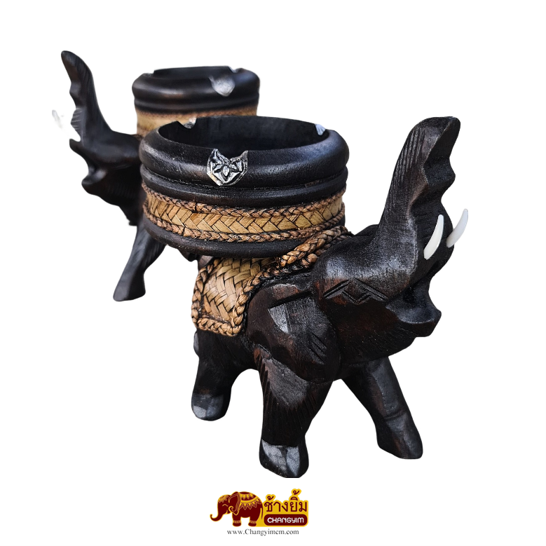 ช้างเขี่ยบุหรี่ (Elephant ash tray)