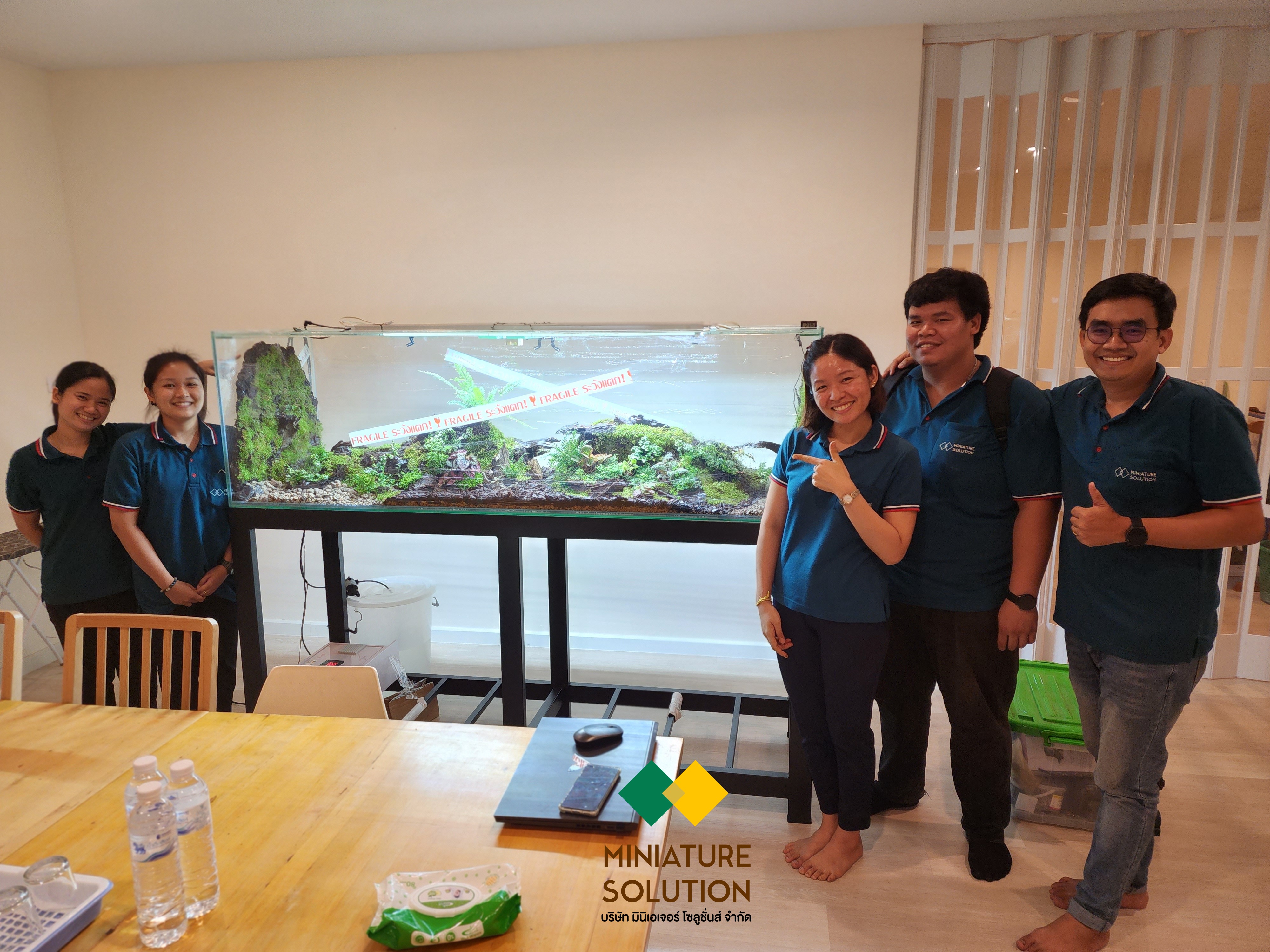 ระบบควบคุมสภาพแวดล้อมภายในตู้ Terrarium ควบคุมความชื้น อุณหภูมิ ที่้เหมาะสมกับพืช ภายในตู้ paludarium