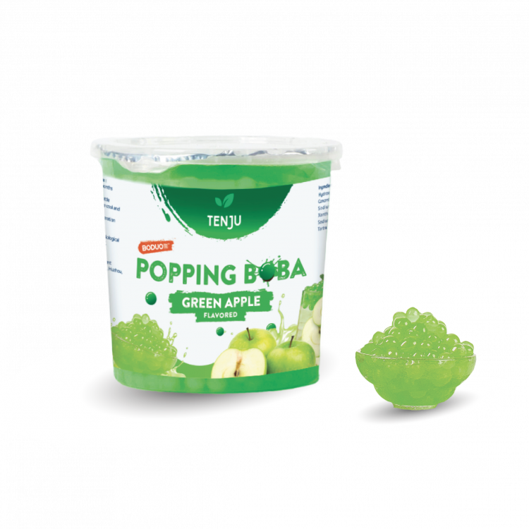 Tenju Popping Boba Green Apple (มุกป๊อป) 1.2 Kg.(05-8398)