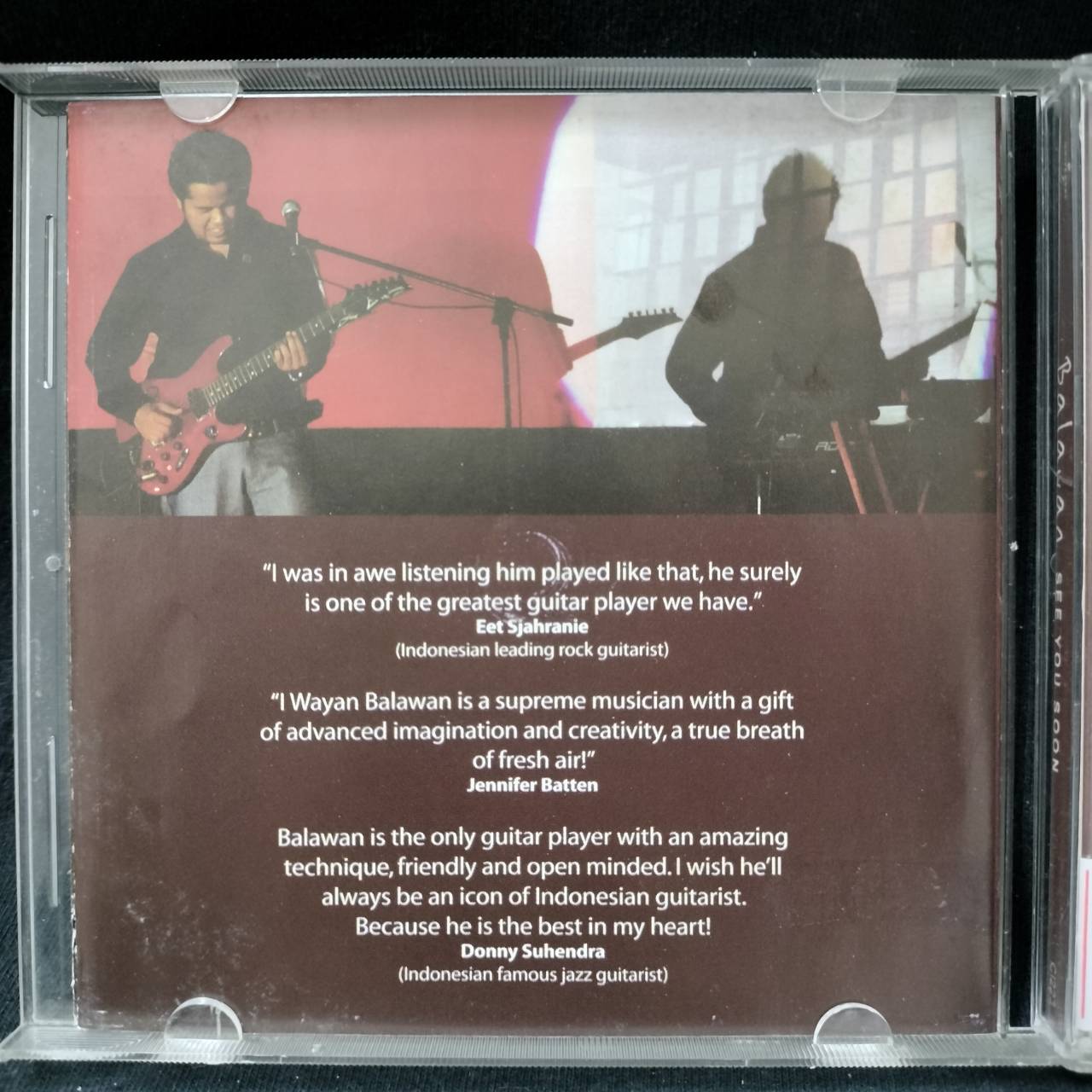 Balawan – See You Soon / INDONESIA / CD+DVD / แผ่นดี