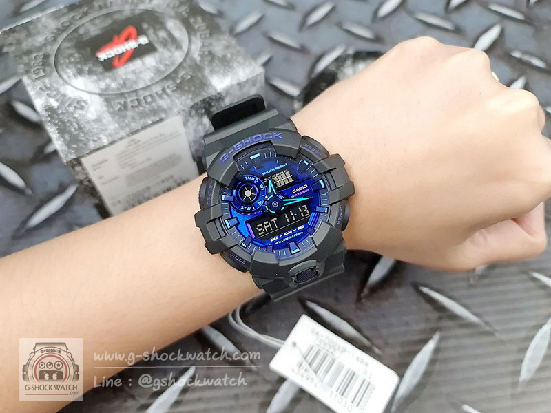 CASIO G-SHOCK นาฬิกาข้อมือ นาฬิกากันน้ำ นาฬิกาของแท้ ประกันศูนย์ CMG 1 ปี รุ่น GA-700VB-1A