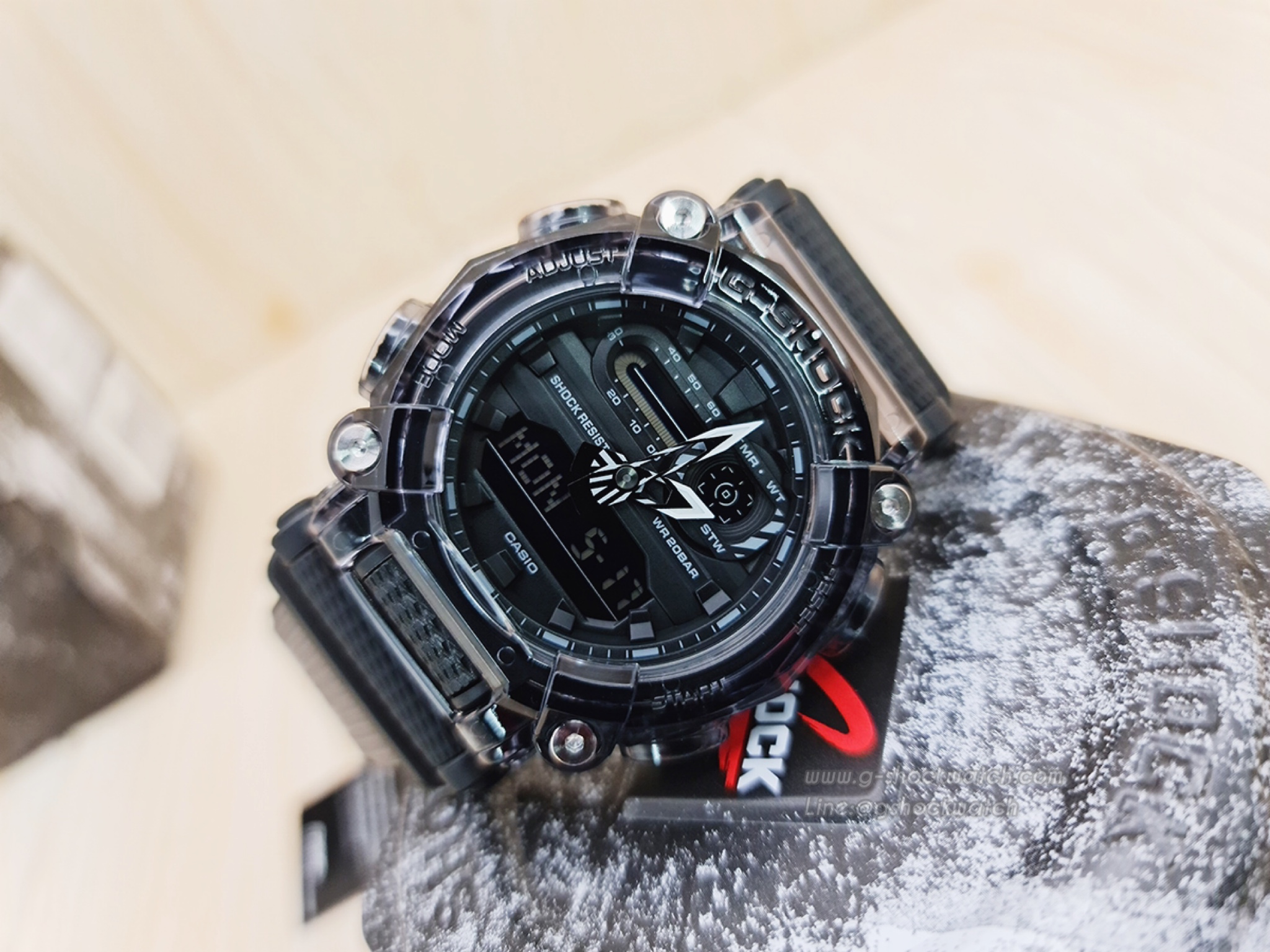 CASIO G-SHOCK นาฬิกาข้อมือ นาฬิกากันน้ำ นาฬิกาของแท้ ประกันศูนย์ CMG 1 ปี รุ่น GA-900SKE-8A