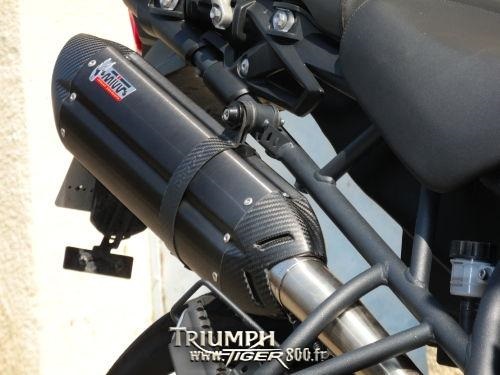 ท่อ MIVV Suono Black Steel Slip-on สำหรับ Triumph Tiger800/800XC (For Exhibition only)