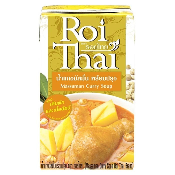 น้ำแกงมัสมั่นพร้อมปรุง ตรารอยไทย 250 มล. Roi Thai Mussaman Curry Soup 250 ml. (05-8808)