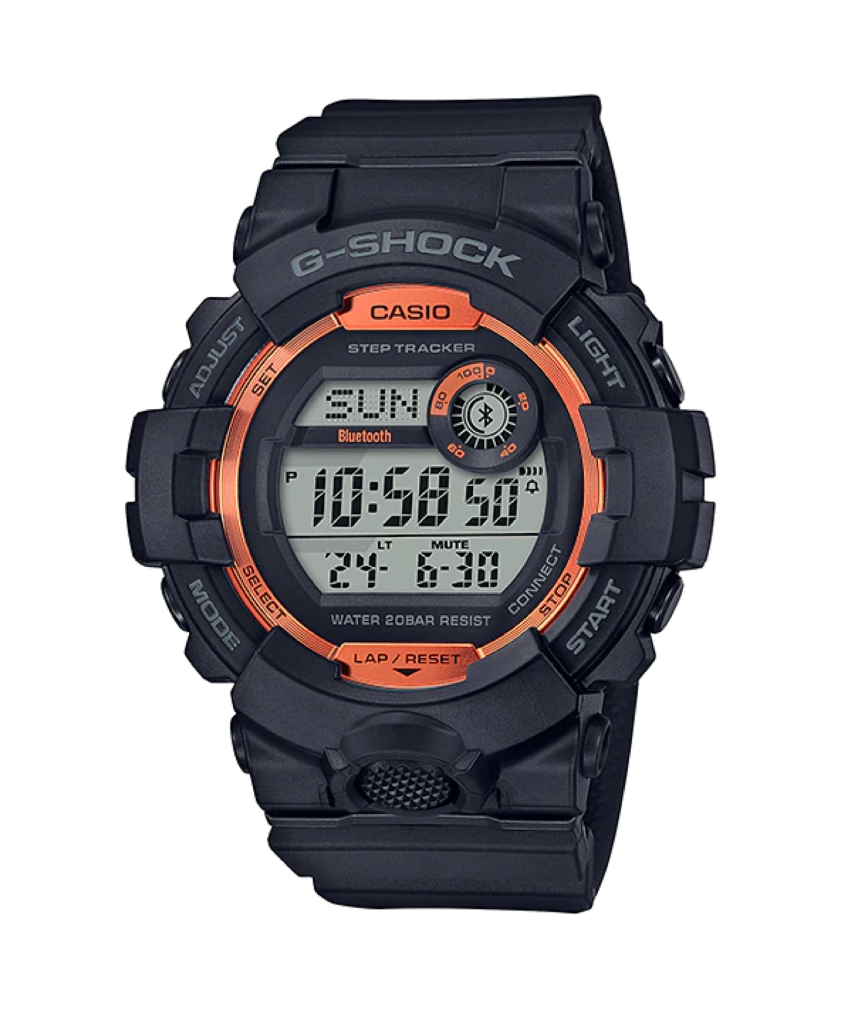 CASIO G-SHOCK นาฬิกาข้อมือ นาฬิกากันน้ำ นาฬิกาของแท้ ประกันศูนย์ CMG 1 ปี รุ่น GBD-800SF-1