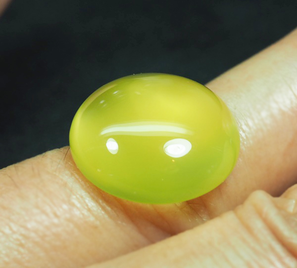 คาลซิโดนีสีเหลือง(Yellow Chalcedony) 13.38 กะรัต