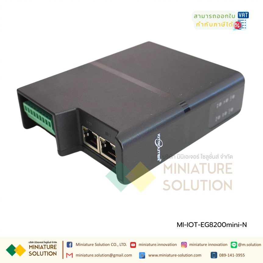 IoT Gateway EG8200mini ใช้ Node-Red สำหรับพัฒนาโปรแกรม รองรับ WIFI รุ่นเกาะราง แนวตั้งรุ่นใหม่
